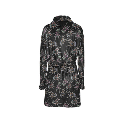 Tarantula Print Design LKS402 Women's Fleece Robe