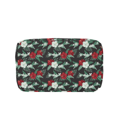 Tropical Flower Print Design LKS303 Insulated Lunch Bag