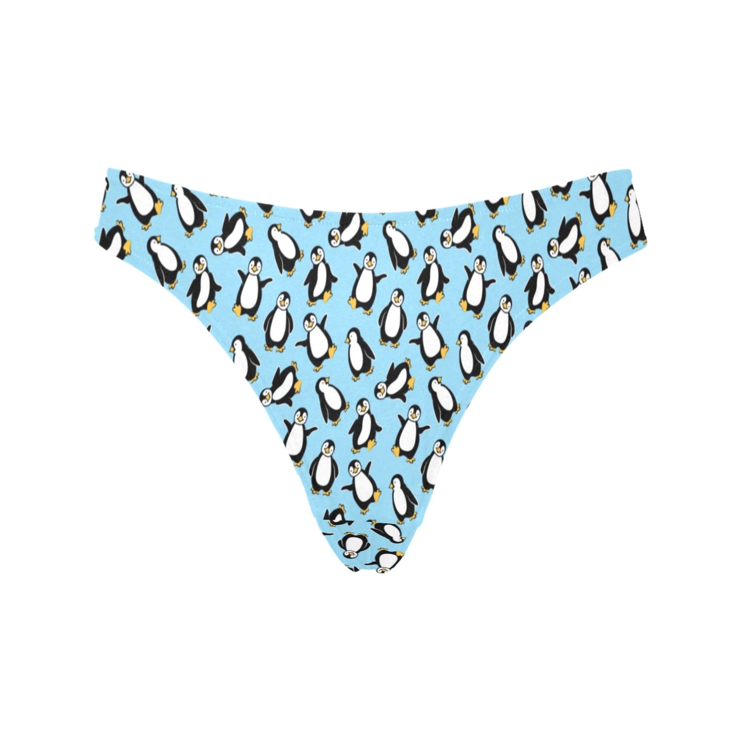 Penguin Happy Print Women's Thongs