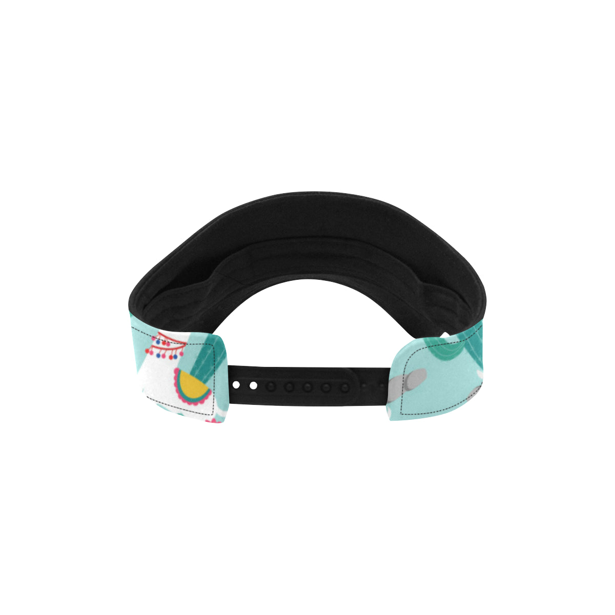 Llama Cactus Pattern Print Design 08 Unisex Sun Visor