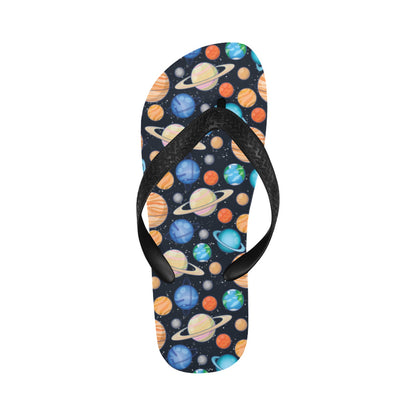 Planet Colorful Print Design LKS301 Flip Flops