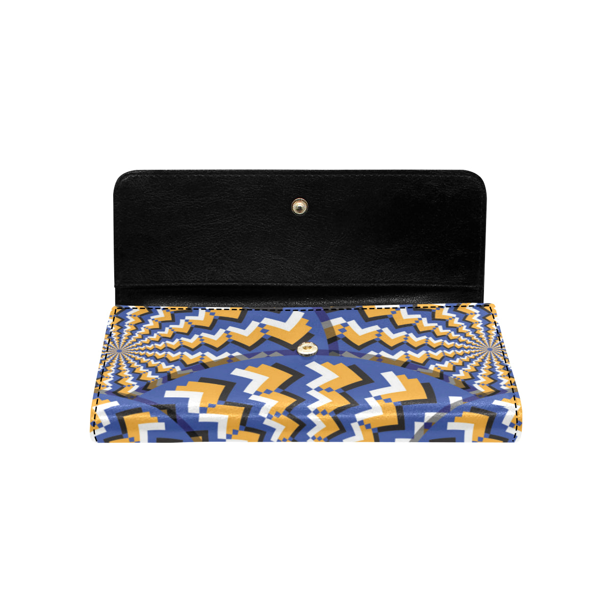 Optical illusion Pattern Print Design A01 Women's Trifold Wallet