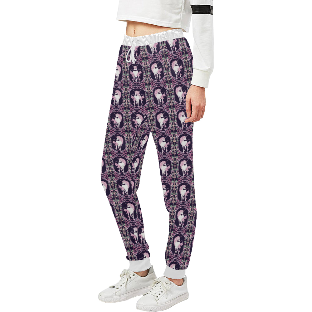 Unicorn Fantastic Flower Unisex Sweatpants