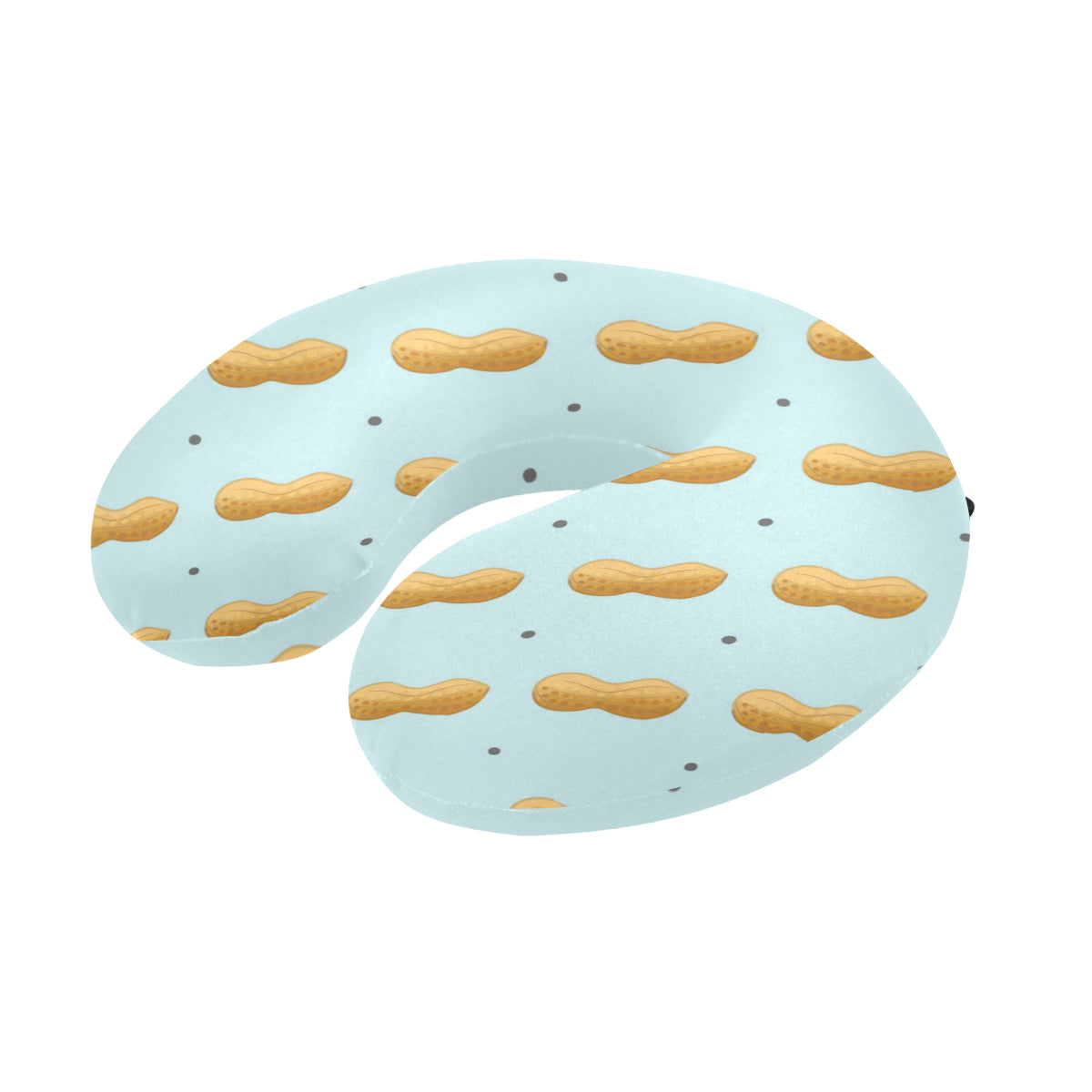 Peanut Pattern Print Design A03 U-Shaped Travel Neck Pillow