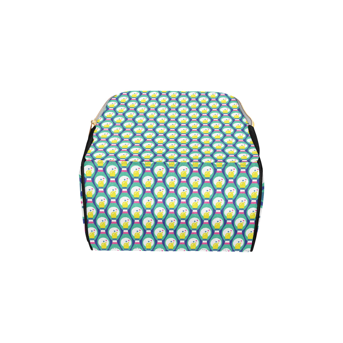 Bowling Pattern Print Design 04 Diaper Bag Backpack