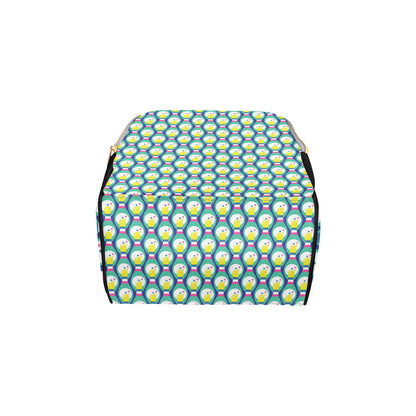 Bowling Pattern Print Design 04 Diaper Bag Backpack