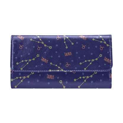 Taurus Print Design LKS301 Women's Trifold Wallet