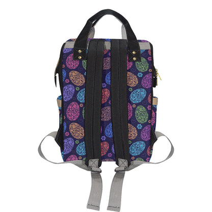 Easter Eggs Pattern Print Design RB012 Diaper Bag Backpack