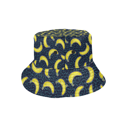 Banana Pattern Print Design BA09 Unisex Bucket Hat