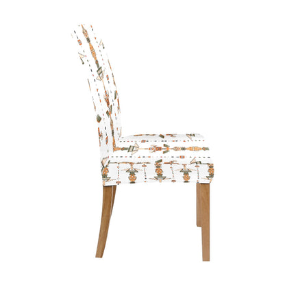 Totem Print Design LKS302 Dining Chair Slipcover