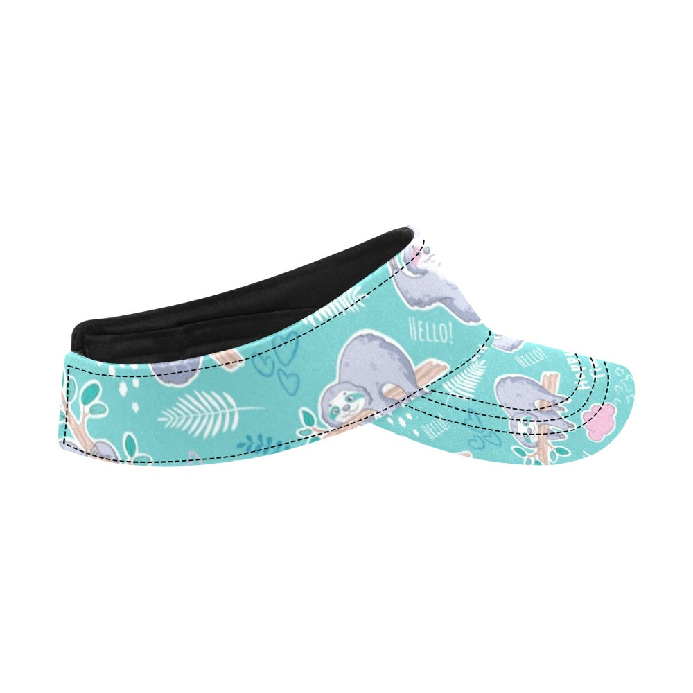 Sloth Print Design LKS309 Unisex Sun Visor