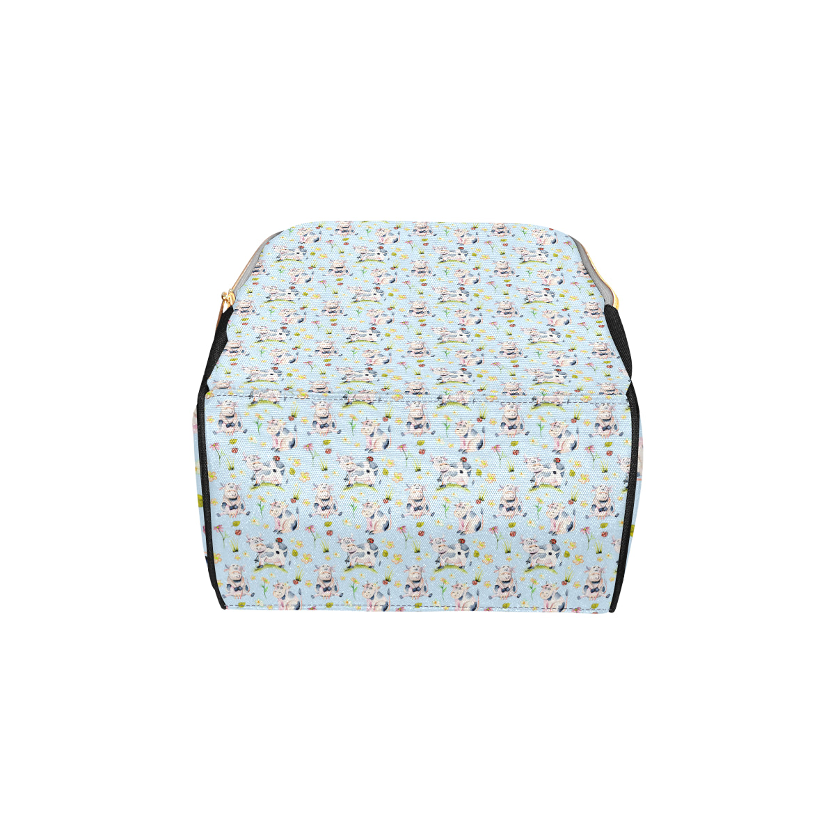 Cow Happy Pattern Print Design 05 Diaper Bag Backpack