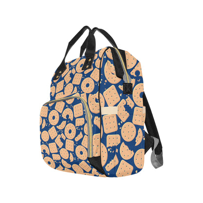 Cracker Pattern Print Design 03 Diaper Bag Backpack