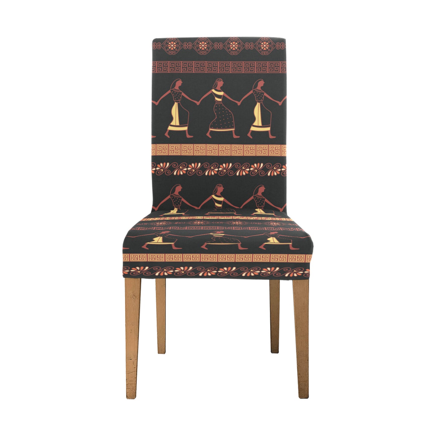 Ancient Greek Human Print Design LKS306 Dining Chair Slipcover