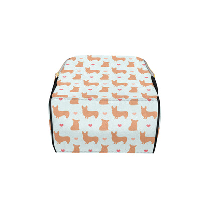 Pembroke Welsh Corgis Pattern Print Design A01 Diaper Bag Backpack