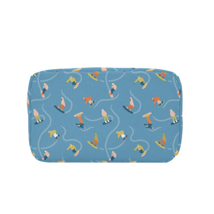 Snowboard Print Design LKS303 Insulated Lunch Bag