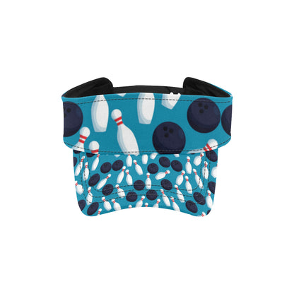 Bowling Pin Pattern Print Design 010 Unisex Sun Visor