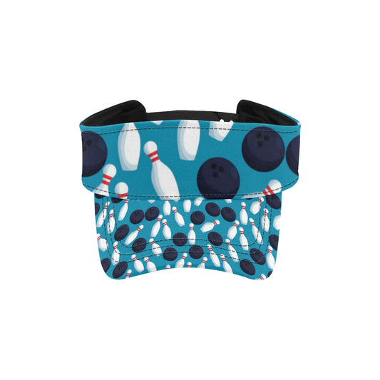 Bowling Pin Pattern Print Design 010 Unisex Sun Visor