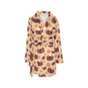 Thanksgiving Print Design LKS308 Women's Fleece Robe