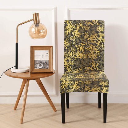 Seaweed Print Design LKS303 Dining Chair Slipcover