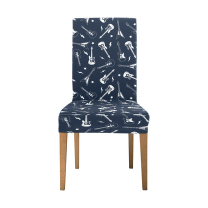 Electric Guitar Print Design LKS402 Dining Chair Slipcover