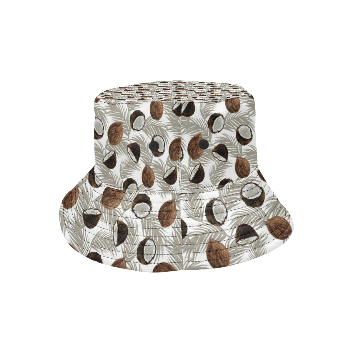Coconut Pattern Print Design CN03 Unisex Bucket Hat