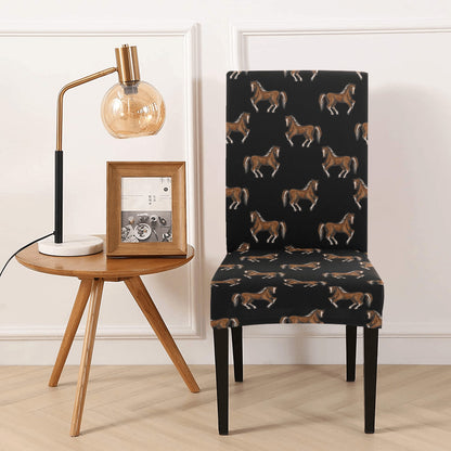 Horse Print Design LKS3010 Dining Chair Slipcover