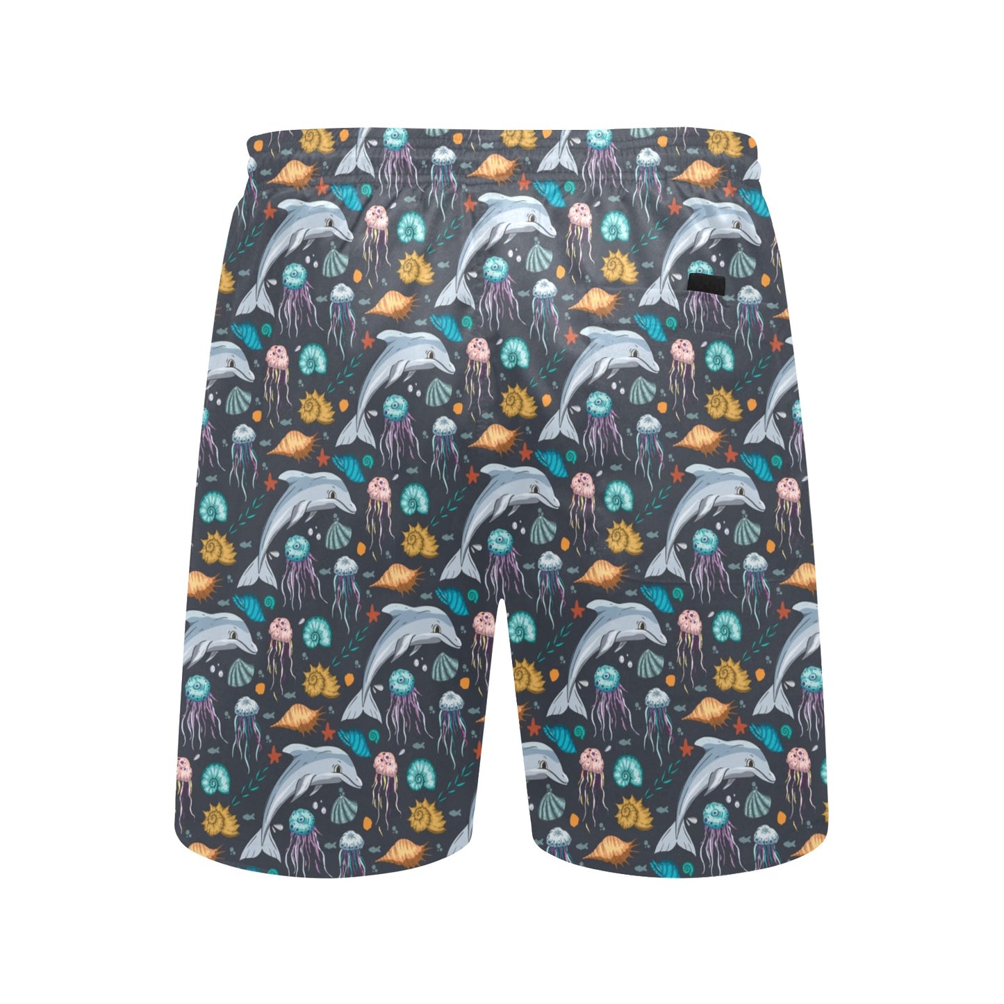 Underwater Dolphin Print Design LKS304 Men's Swim Trunks Beach Shorts