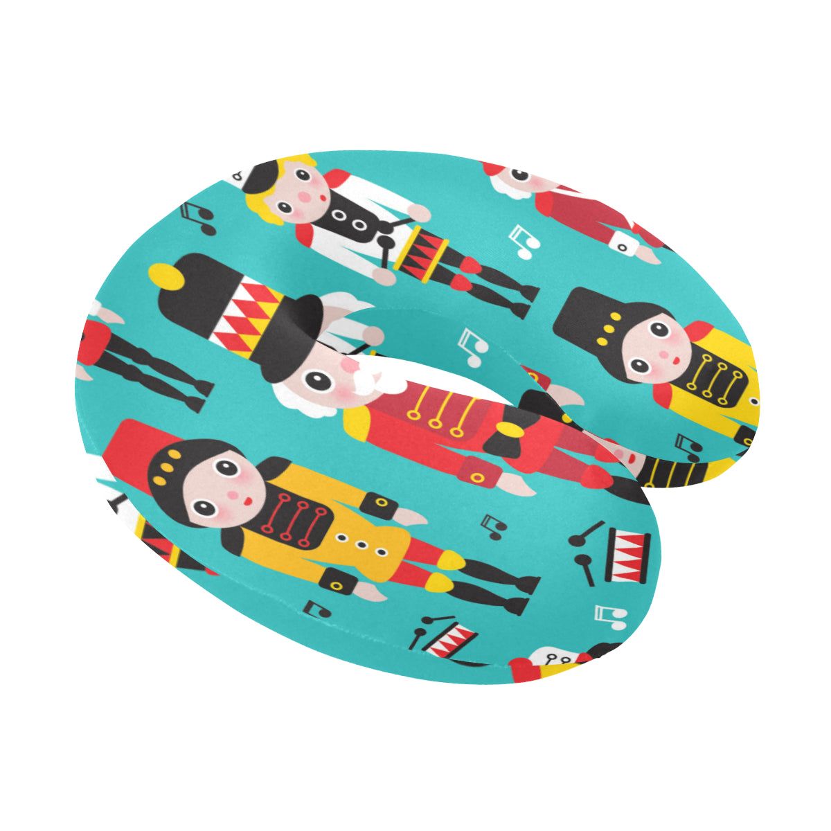 Nutcracker Pattern Print Design A03 U-Shaped Travel Neck Pillow