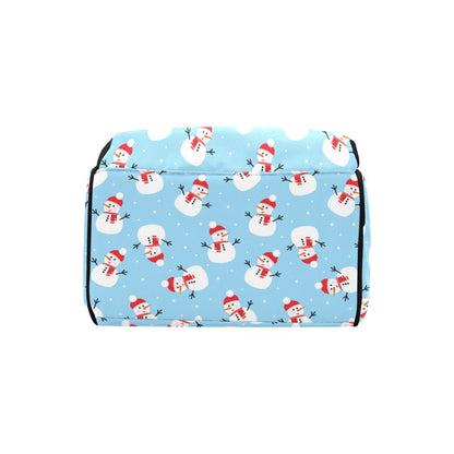 Snowman Print Design LKS305 Diaper Bag Backpack