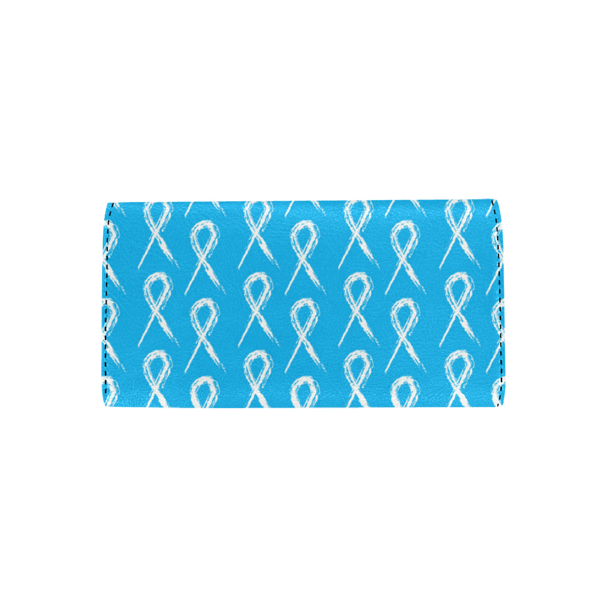Prostate cancer Pattern Print Design A03 Women's Trifold Wallet