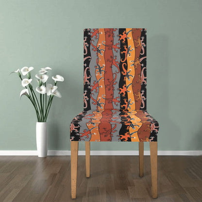 lizard Print Design LKS403 Dining Chair Slipcover
