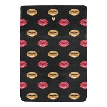 Lip Pattern Print Design 03 Women's Trifold Wallet