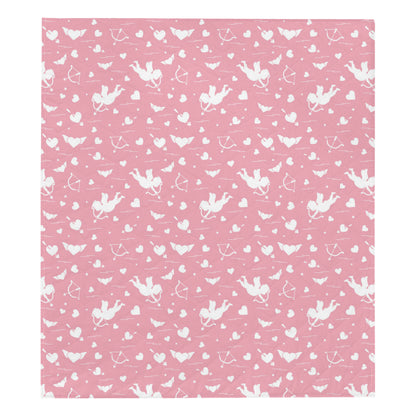 Cupid Pattern Print Design 03 Premium Quilt