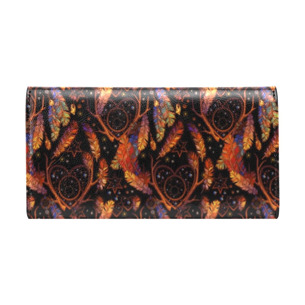 Dream Catcher Native American Design Women's Trifold Wallet