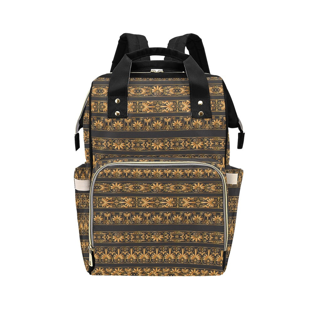 Ancient Greek Print Design LKS303 Diaper Bag Backpack