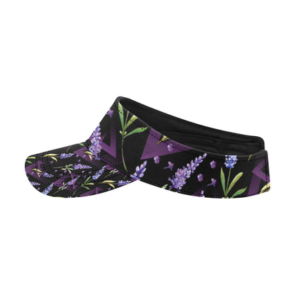 Lavender Pattern Print Design LV07 Unisex Sun Visor