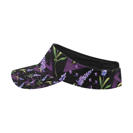 Lavender Pattern Print Design LV07 Unisex Sun Visor