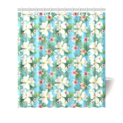 Plumeria Pattern Print Design PM028 Shower Curtain