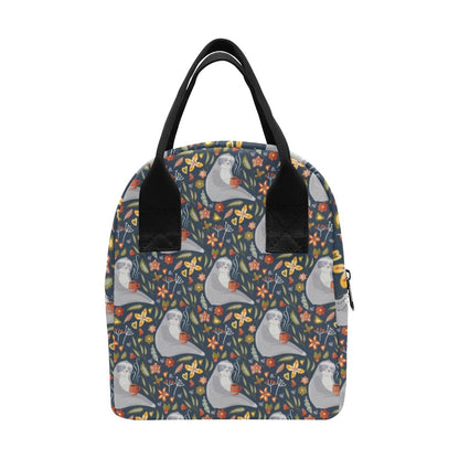 Sloth Print Design LKS303 Insulated Lunch Bag