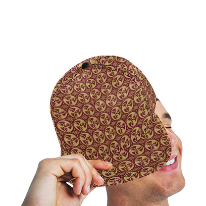 Yin Yang Style Pattern Design Print Snapback Cap