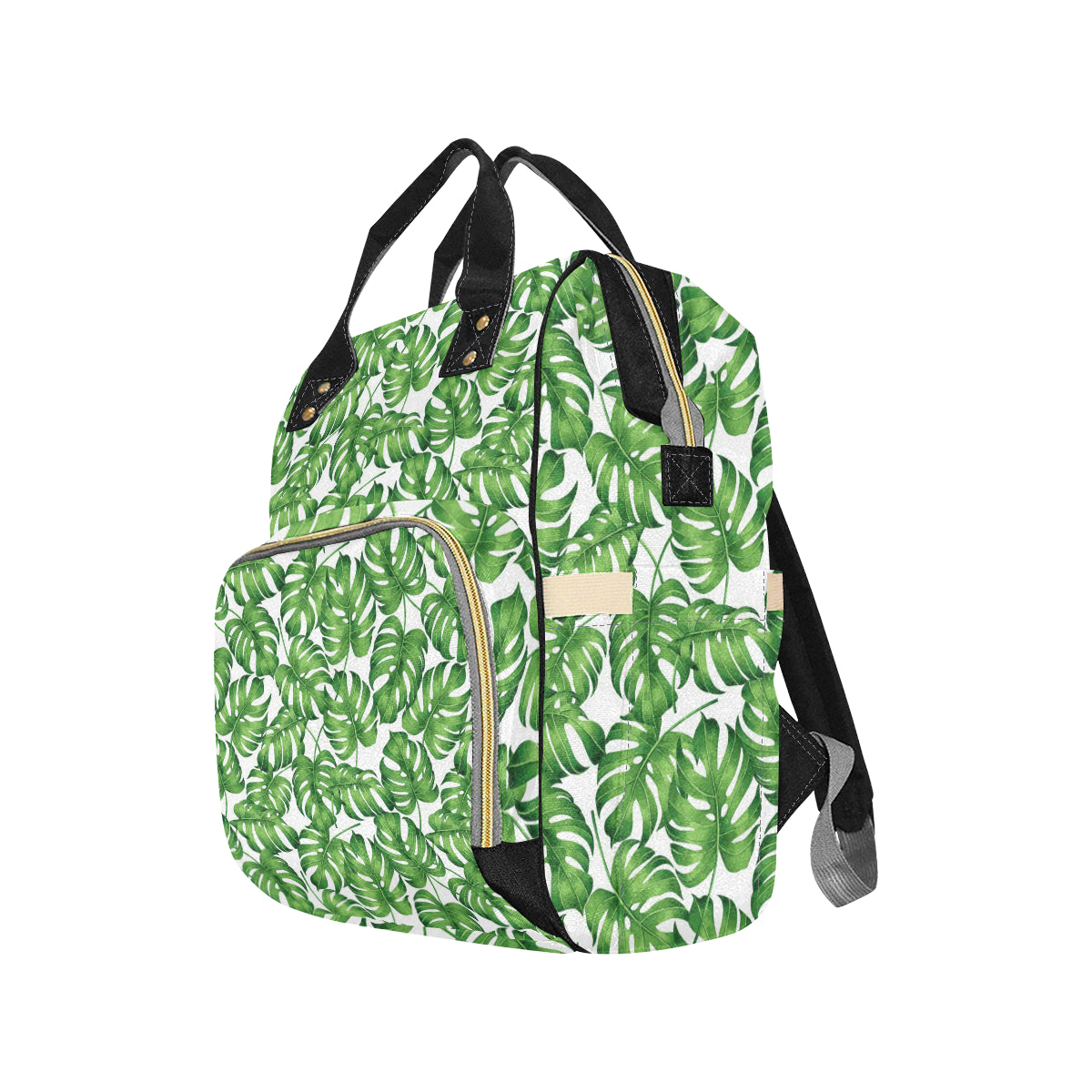 Palm Leaves Pattern Print Design PL08 Diaper Bag Backpack