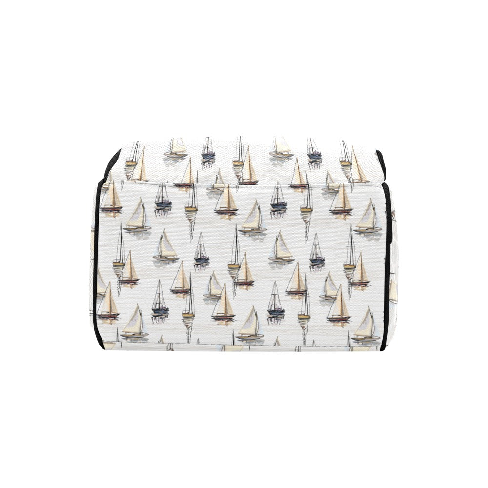 Sailboat Paint Pattern Print Design LKS307 Diaper Bag Backpack