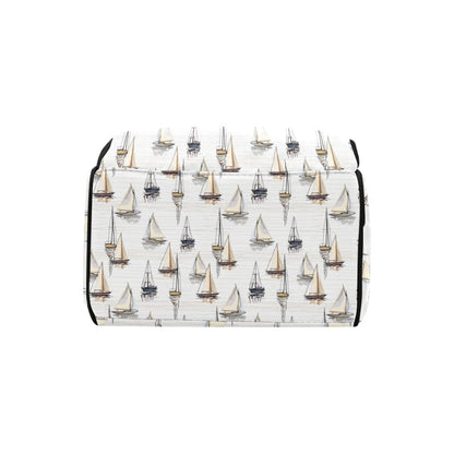 Sailboat Paint Pattern Print Design LKS307 Diaper Bag Backpack