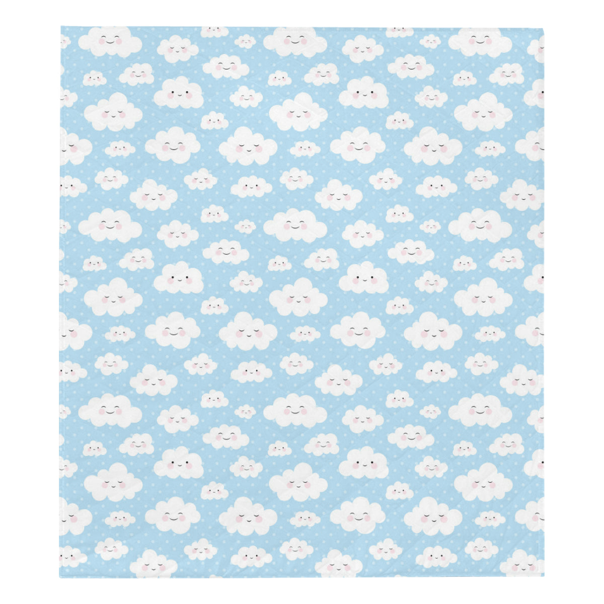 Cloud  Pattern Print Design 02 Premium Quilt