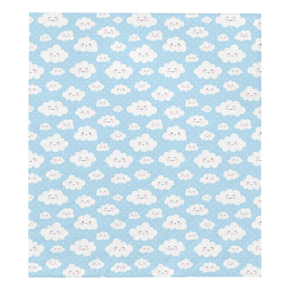 Cloud  Pattern Print Design 02 Premium Quilt