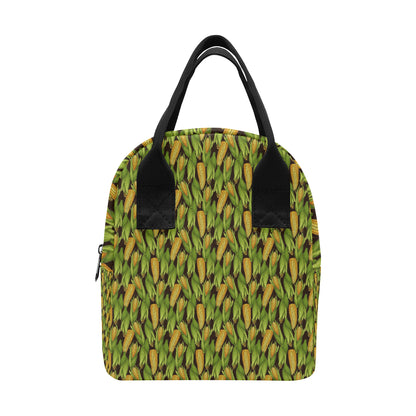 Agricultural Corn cob Print Insulated Lunch Bag