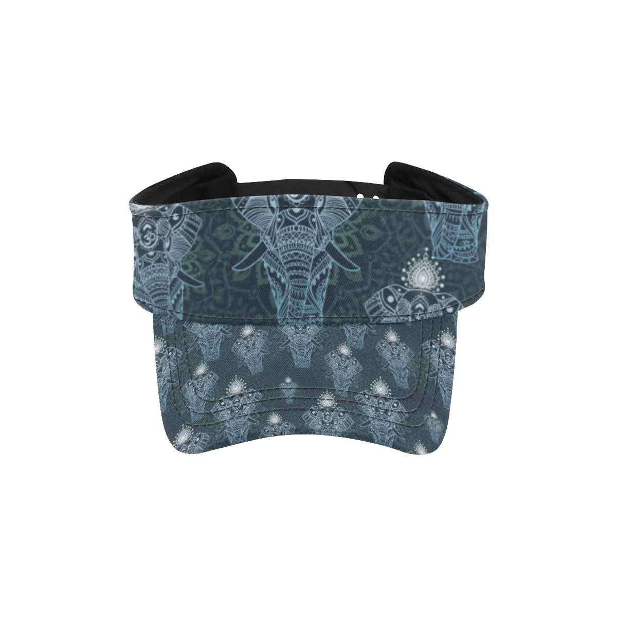Elephant Mandala Unisex Sun Visor