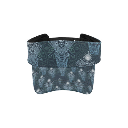 Elephant Mandala Unisex Sun Visor