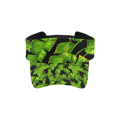 Banana Leaf Pattern Print Design BL06 Unisex Sun Visor